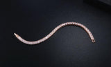 OUTSTANDING Round AAA+ Cubic Zirconia Simulated Diamonds Tennis Bracelets for Women - The Jewellery Supermarket