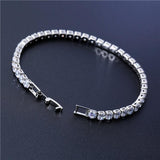 Best Seller - Gorgeous Cubic Zirconia Tennis Bracelets For Women - Gold and Silver Colour Bracelets - The Jewellery Supermarket