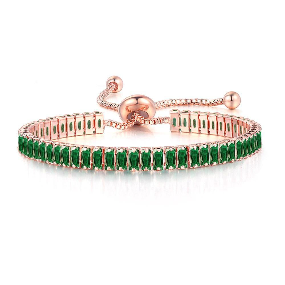 NEW Luxury 2.5*5 mm Multicolor AAA+ Zircon Diamonds Women's Tennis Bracelets - BEST SELLER - The Jewellery Supermarket