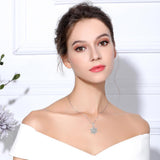 NEW Silver Star of David AAA+ Cubic Zirconia Hexagram Pendant Necklace - The Jewellery Supermarket