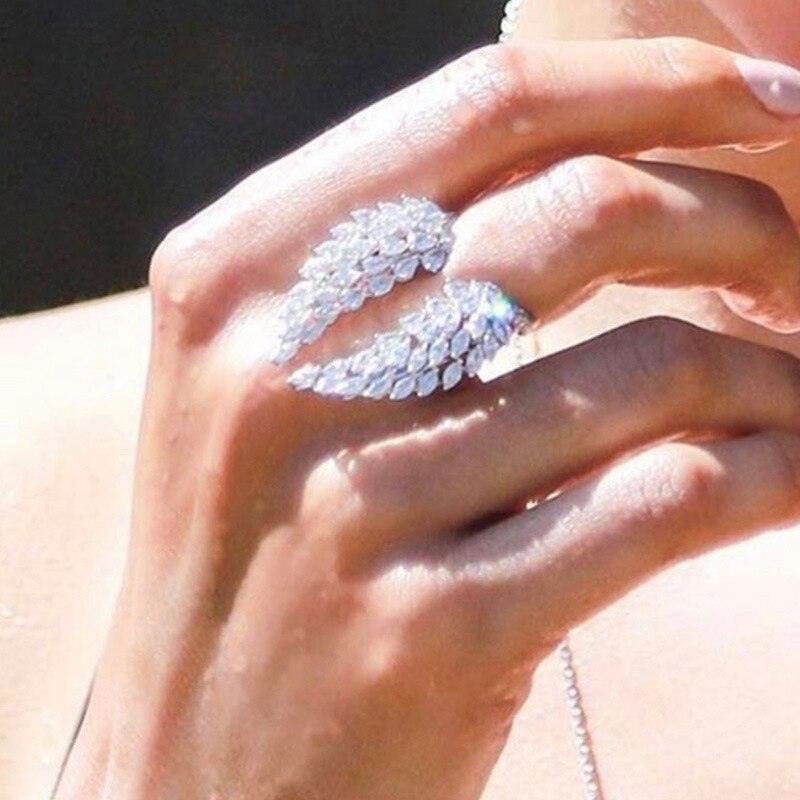 Boho Bohemian Wings Feather Adjustable Ring Silver Color Gold Rose Gold Fashion Jewelry - The Jewellery Supermarket