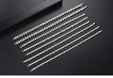 EXQUISITE Charming AAA+ Cubic Zirconia Simulated Diamonds Gold Colour Tennis Bracelets - The Jewellery Supermarket