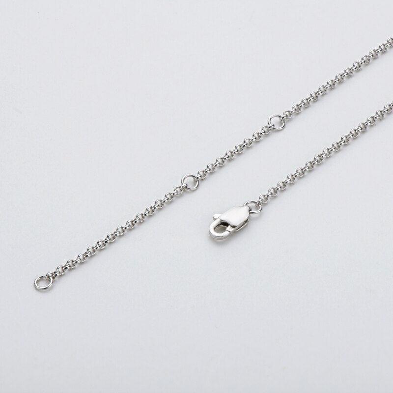 Fabulous 1 Carat D Color Princess/Cushion High Quality Moissanite Diamonds Pendant Necklace - Luxury Jewellery - The Jewellery Supermarket