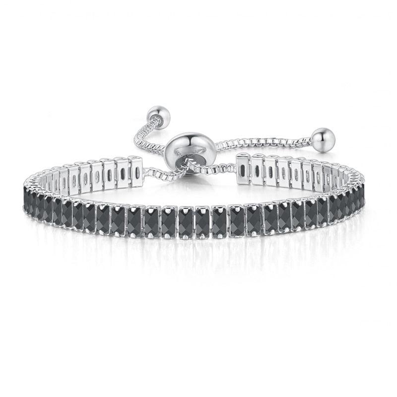 NEW Luxury 2.5*5 mm Multicolor AAA+ Zircon Diamonds Women's Tennis Bracelets - BEST SELLER - The Jewellery Supermarket