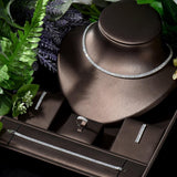 NEW - Luxury AAA+ Cubic Zirconia Baguette Diamonds  Jewellery Set