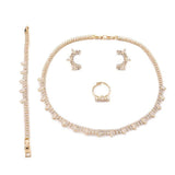 NEW ARRIVAL - Vintage Classic Exquisite AAA+ Cubic Zirconia Diamonds Jewellery Set - The Jewellery Supermarket