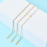 Boho Gold Colour Charming Thin Style Fashion Chain Jesus Christian Stainless Steel Bracelets - Religious Jewellery - The Jewellery Supermarket