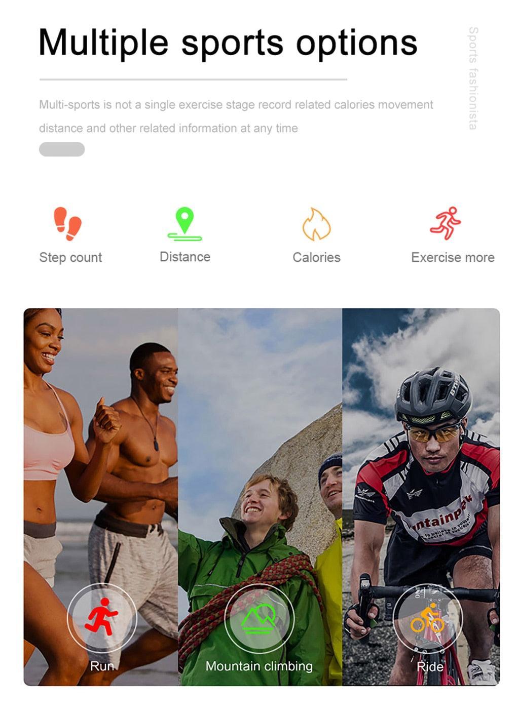 NEW MENS WATCHES - Full circle touch screen steel Band luxury Bluetooth call Sport Activity Smart watch - The Jewellery Supermarket