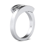 Amazing 3 Stones High Quality Moissanite Diamonds Ring - Luxury Engagement Rings - Fine Jewellery - The Jewellery Supermarket
