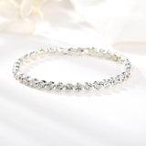 LOWEST PRICE - Luxury High Quality AAA Cubic Zirconia Crystals Tennis Bracelets For Women - Gold Silver Color Bracelets - The Jewellery Supermarket