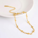 Popular Gold Color Cross Stainless Steel Jesus Christian Chain Bracelets for Women - Religious Jewellery - The Jewellery Supermarket