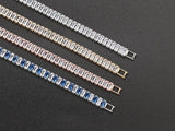 DAZZLING Luxury Zirconia Crystal Gold Color Fashion Jewelry Tennis Bracelet for Women - The Jewellery Supermarket