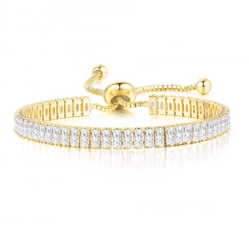 NEW Luxury 2.5*5 mm Multicolor AAA+ Zircon Diamonds Women's Tennis Bracelets - BEST SELLER - The Jewellery Supermarket