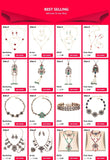NEW Green Crystal Flower Statement Necklace Earring Ring Fashion Rhinestone Luxury Jewellery Set - The Jewellery Supermarket
