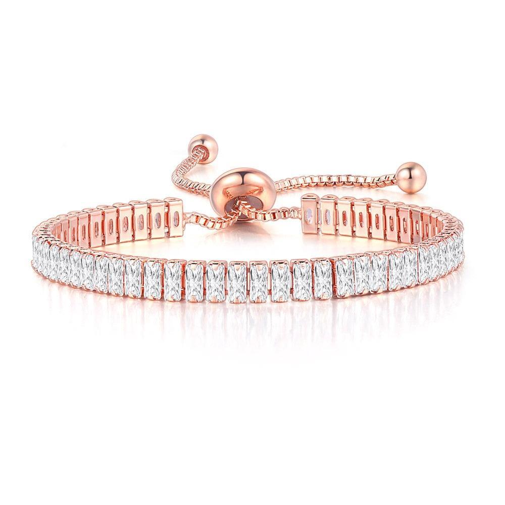NEW Luxury 2.5*5 mm Multicolor AAA+ Zircon Diamonds Women's Tennis Bracelets - BEST SELLER - The Jewellery Supermarket