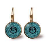 Special Islamic gifts - Glass Convex Charming Pendant Earrings - Attractive Religious Jewellery - The Jewellery Supermarket