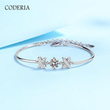 NEW ARRIVAL - Real D Color VVS1 Carat Silver 925 Moissanite Letter Bracelet Fashionable Luxury Jewelry - The Jewellery Supermarket
