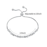 CHARMING Brand Teardrop and Round AAA+ Cubic Zircon Simulated Diamonds Tennis Bracelets - The Jewellery Supermarket
