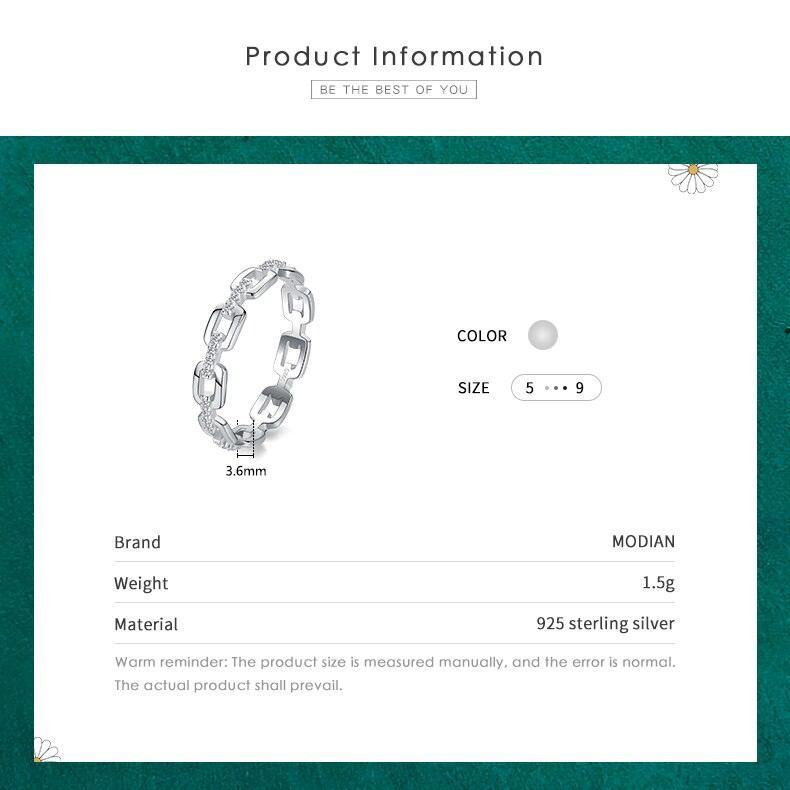 Charming Geometric Clear AAA+ CZ Diamonds Exquisite Stackable Ring - The Jewellery Supermarket