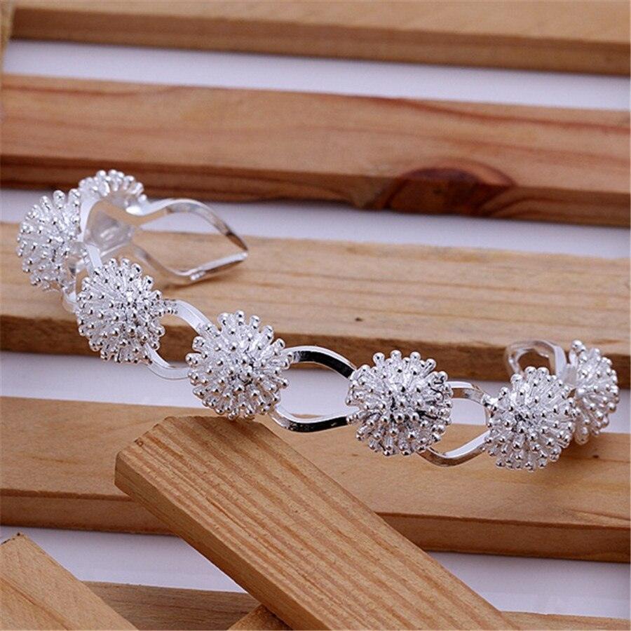 Fireworks Design Silver Necklace Earring Bracelet Rings Jewellery set for women - Charming Fashion Jewellery - The Jewellery Supermarket