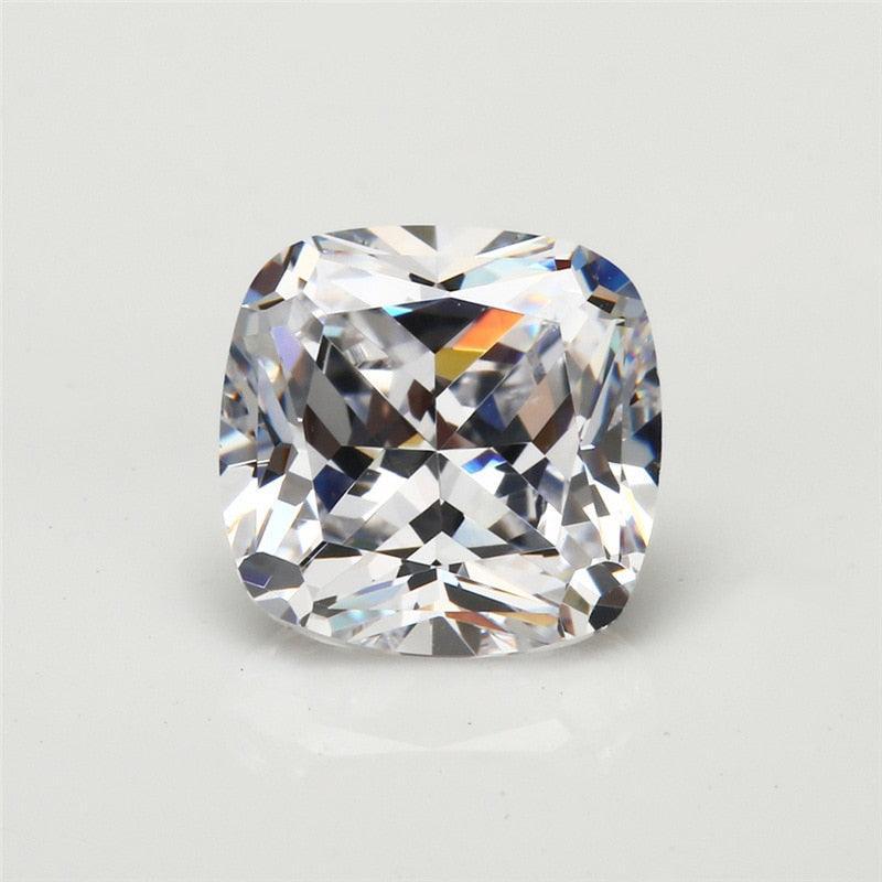 Fabulous 1 Carat D Color Princess/Cushion High Quality Moissanite Diamonds Pendant Necklace - Luxury Jewellery - The Jewellery Supermarket