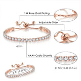 AMAZING Shiny AAA+ Cubic Zirconia Simulated Diamonds Chain Crystal Women's Dazzling Tennis Bracelets - The Jewellery Supermarket