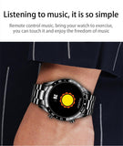 NEW MENS WATCHES - Full circle touch screen steel Band luxury Bluetooth call Sport Activity Smart watch - The Jewellery Supermarket