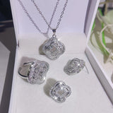 GREAT GIFT IDEAS - Luxury AAA+ Cubic Zirconia Diamonds Popular Jewellery Set - The Jewellery Supermarket