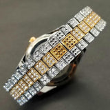 NEW Brand Luxury Roman Ice Out Automatic Date Full Simulated Diamonds Luminous Hip Hop Men Watches - The Jewellery Supermarket