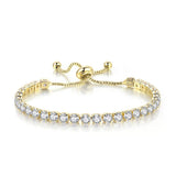 CHARMING Adjustable Colorful Birthstone AAA CZ Crystals MUlticolour Tennis Bracelets for Women - The Jewellery Supermarket