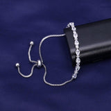 CHARMING Brand Teardrop and Round AAA+ Cubic Zircon Simulated Diamonds Tennis Bracelets - The Jewellery Supermarket
