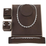 NEW ARRIVAL - Vintage Classic Exquisite AAA+ Cubic Zirconia Diamonds Jewellery Set - The Jewellery Supermarket