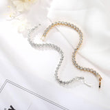 LOWEST PRICE - Luxury High Quality AAA Cubic Zirconia Crystals Tennis Bracelets For Women - Gold Silver Color Bracelets - The Jewellery Supermarket