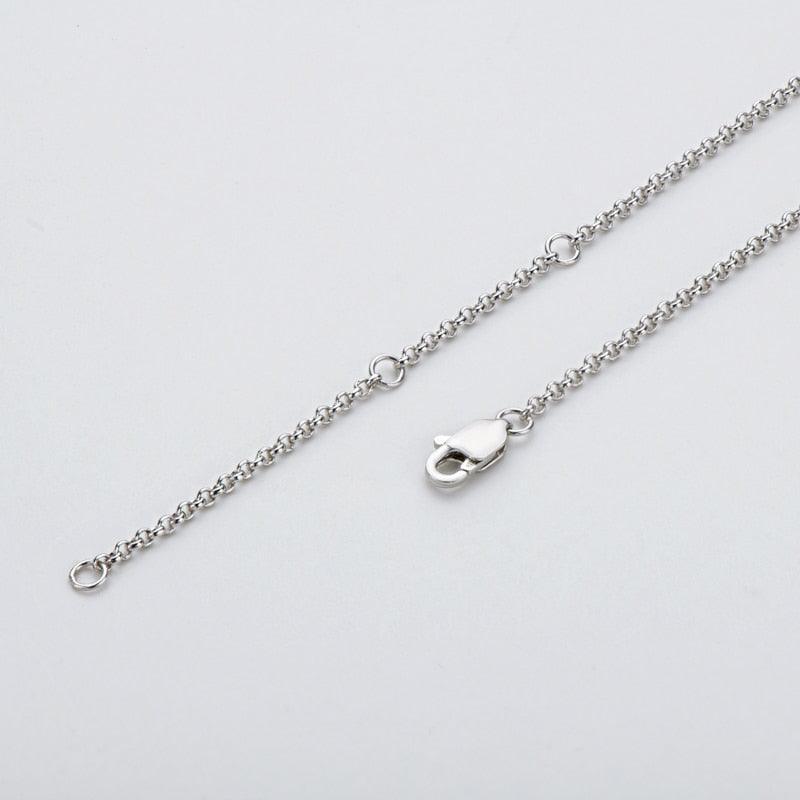 Fabulous 1 Carat D Color Princess/Cushion High Quality Moissanite Diamonds Pendant Necklace - Luxury Jewellery - The Jewellery Supermarket