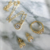 NEW ARRIVAL 18KGP and Silver AAA Zircon Crystals Jewellery Sets - Engagement Wedding Fashion Jewellery  - The Jewellery Supermarket