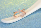 Charming Trendy Cross  Silver 925 Religious Adjustable Rings For Women - Christian Jewellery - The Jewellery Supermarket