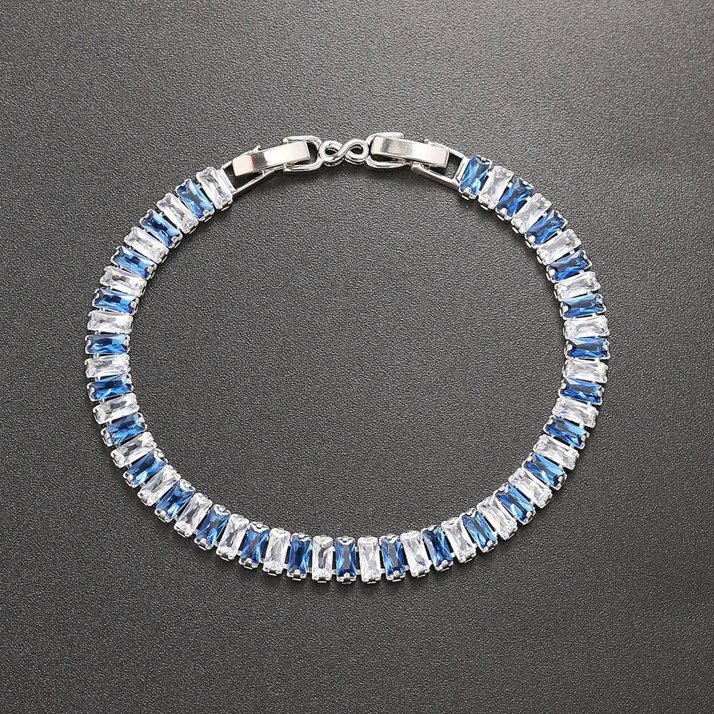 DAZZLING Luxury Zirconia Crystal Gold Color Fashion Jewelry Tennis Bracelet for Women - The Jewellery Supermarket