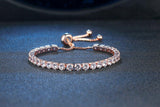 CHARMING Adjustable Colorful Birthstone AAA CZ Crystals MUlticolour Tennis Bracelets for Women - The Jewellery Supermarket