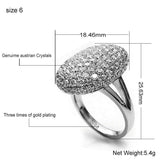 BEST GIFTS - Silver Color Designer Rings For Wedding or Engagement - The Jewellery Supermarket