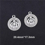NEW Religious Islamic Muslim Allah Charms Cz Rhinestones Crescent Pendants For Eid al-Fitr - The Jewellery Supermarket