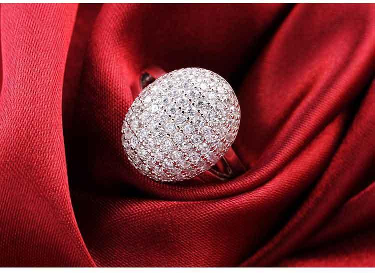 BEST GIFTS - Silver Color Designer Rings For Wedding or Engagement - The Jewellery Supermarket