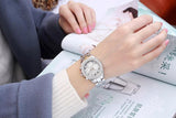 Wonderful Classic Roman Numbers Women Bling Fashion Casual Gold Colour Ladies Quartz Watch - The Jewellery Supermarket