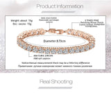 AMAZING Trendy Round AAA+ Cubic Zirconia Simulated Diamonds Tennis Bracelets Bangles for Women - The Jewellery Supermarket