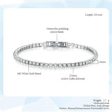 NEW Fashion AAA+ Zirconia Diamonds Charming Designer Multicolor Tennis Bracelets for Women - The Jewellery Supermarket