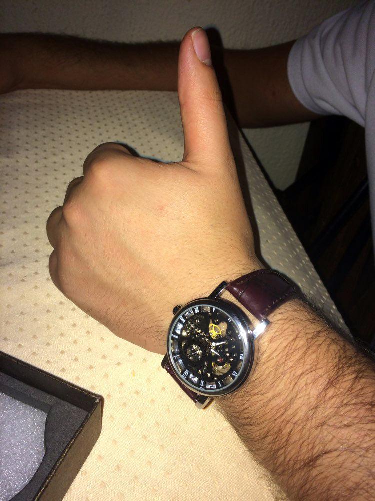 Top Brand Luxury Transparent Golden Case Luxury Casual Design Skeleton Watch - The Jewellery Supermarket