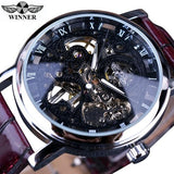 Top Brand Luxury Transparent Golden Case Luxury Casual Design Skeleton Watch - The Jewellery Supermarket