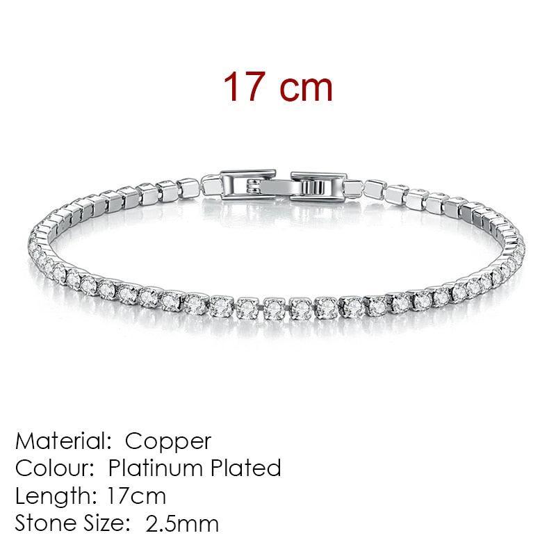 NEW Fashion AAA+ Zirconia Diamonds Charming Designer Multicolor Tennis Bracelets for Women - The Jewellery Supermarket