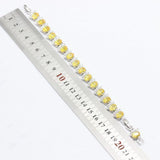 Ideal Birthday Gift - Silver 925 Yellow Zircon Jewellery Set - The Jewellery Supermarket