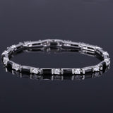 SUPERB Fashion AAA+ Cubic Zirconia Simulated Diamonds Charming Lovely Red Green Blue Tennis Bracelets - The Jewellery Supermarket