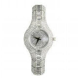 Terrific Top Brand Womens Bling Fashion Simulated Diamonds Luxury Ladies Metal Watch - Ideal Gifts - The Jewellery Supermarket